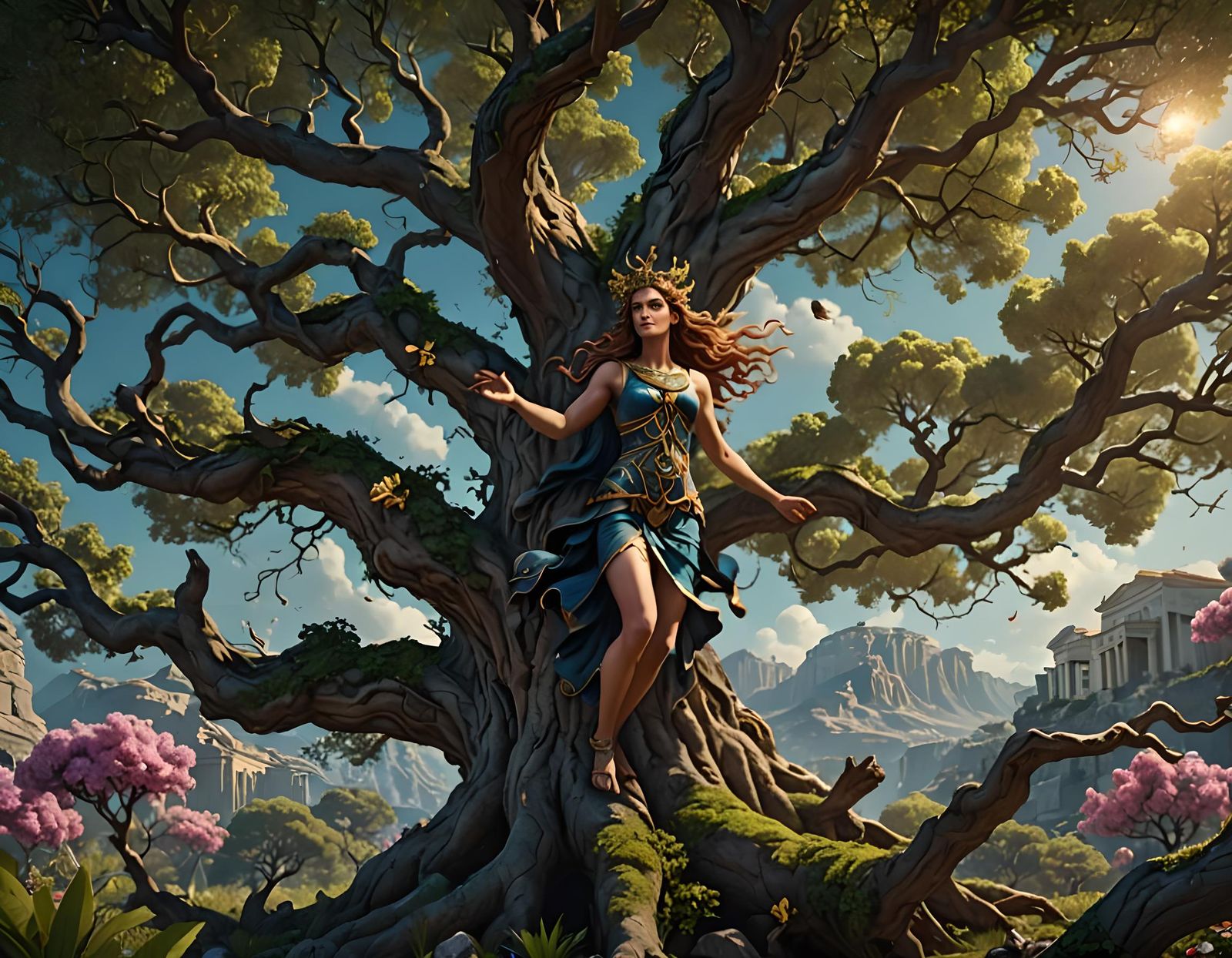 Daphne's Transformation: Fantasy Art in Unreal Engine