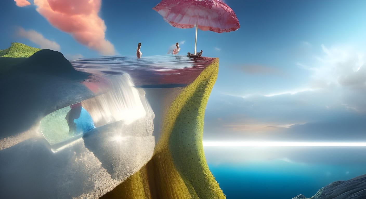 Infinity Pool at the Edge of the Universe