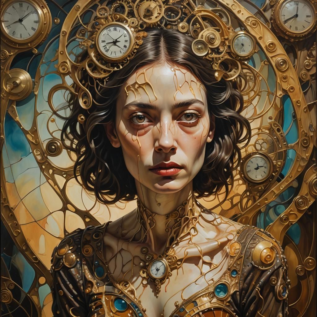 Surreal Portrait of Juanita in Dreamlike State