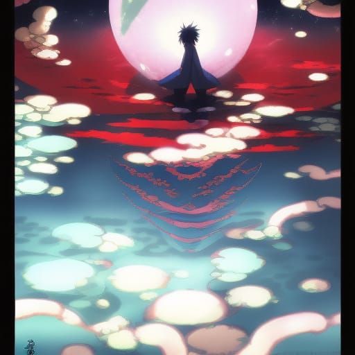 Japanese Yokai Festival in Anime Style