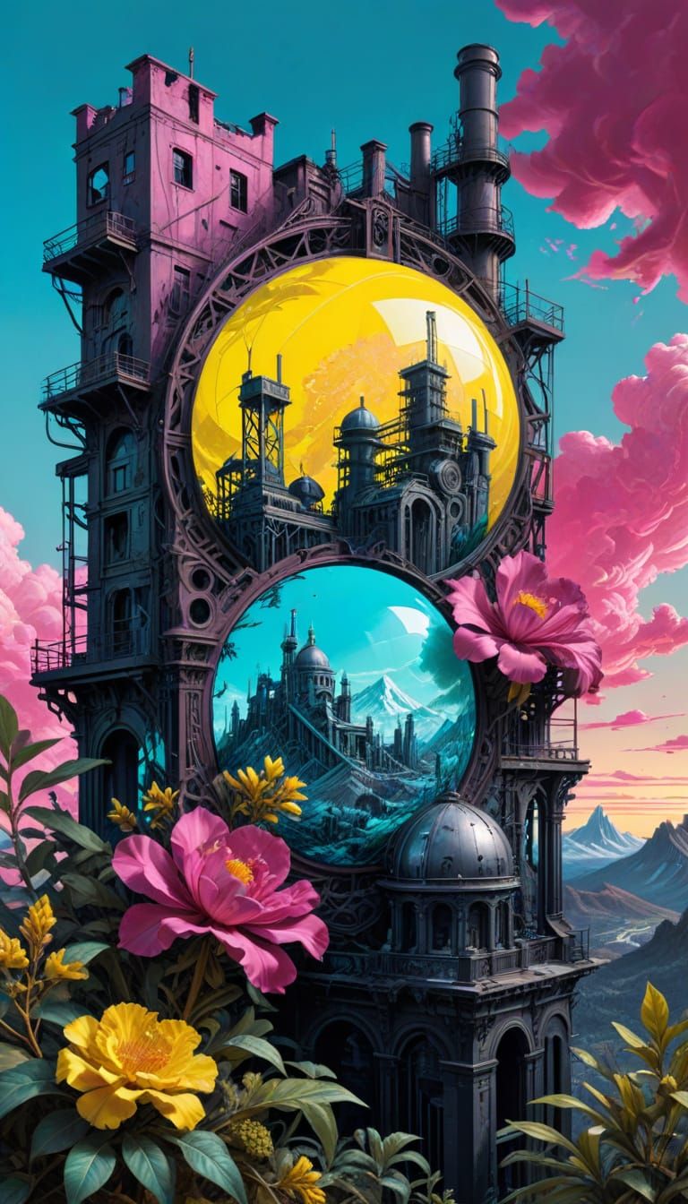 Urban Still Life in Quirky Caribbean Style