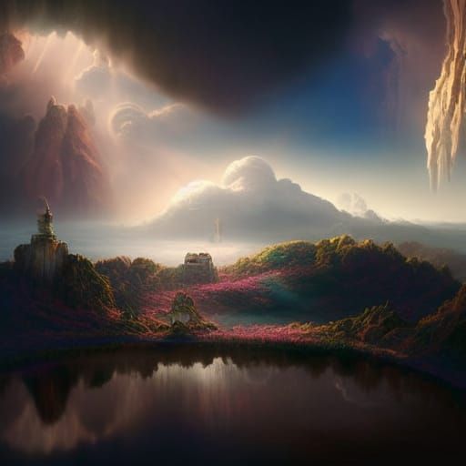 Ethereal Music of the Spheres: Digital Matte Painting