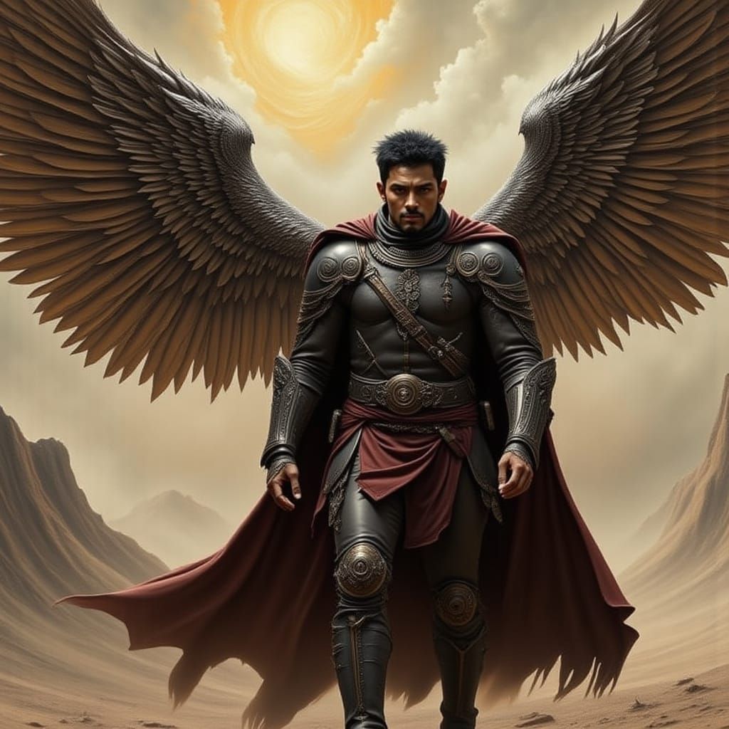 Archangel Gabriel in Bronze Age Armour