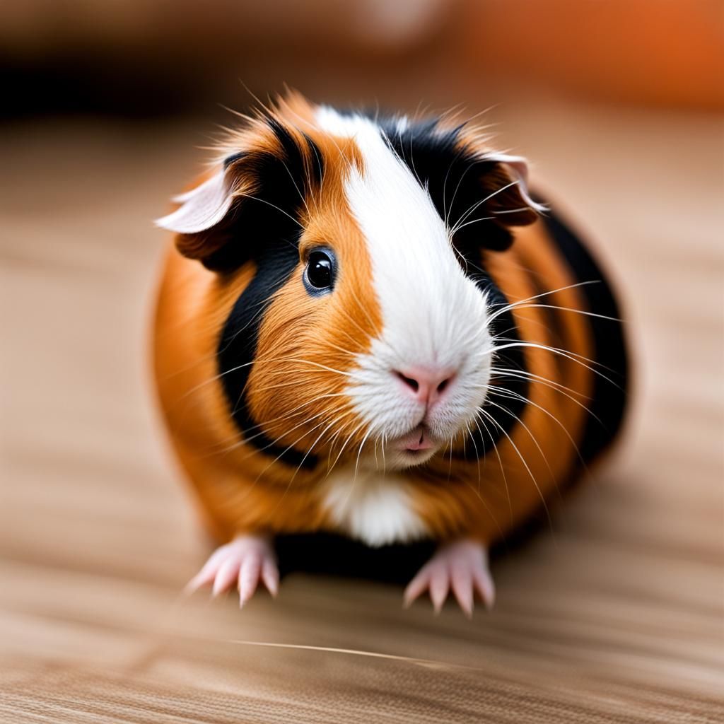 AI-Generated Image of a Guinea Pig