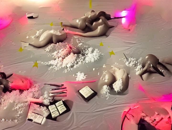 Intense Party Scene with Energetic Vibe