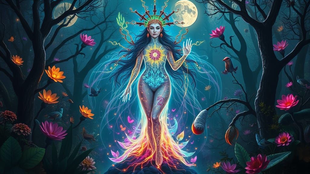 Blodeuwedd Shines with Ethereal Aura and Dream Plasma Gear