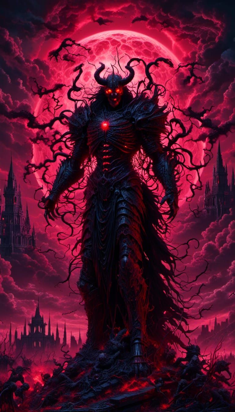 <lora:Darkest Fantasy:1.0> Hyperdetailed digital art. Horror...