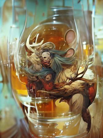 Whiskey Brain AI Image