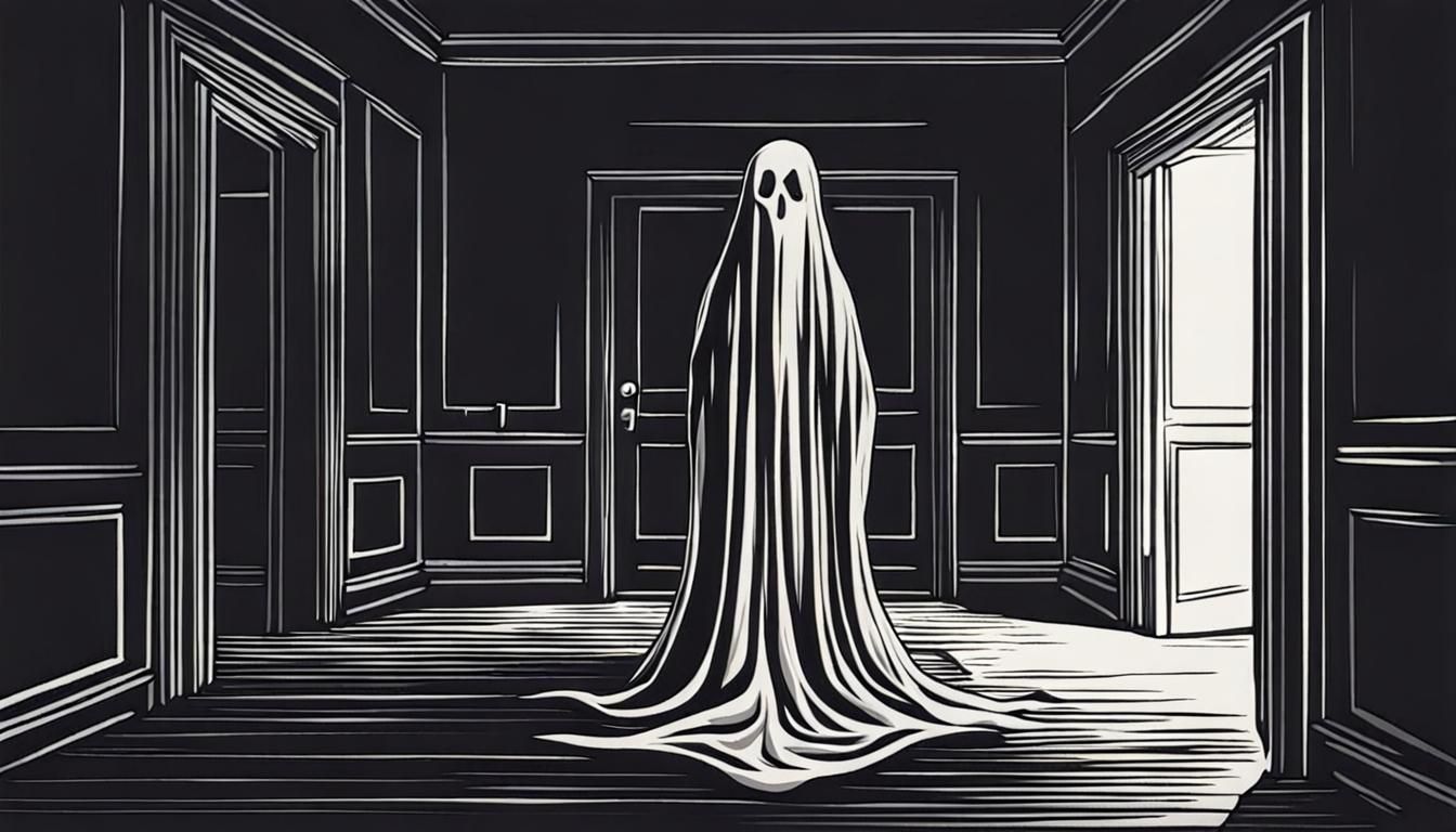 ghost of perdition in a dark room