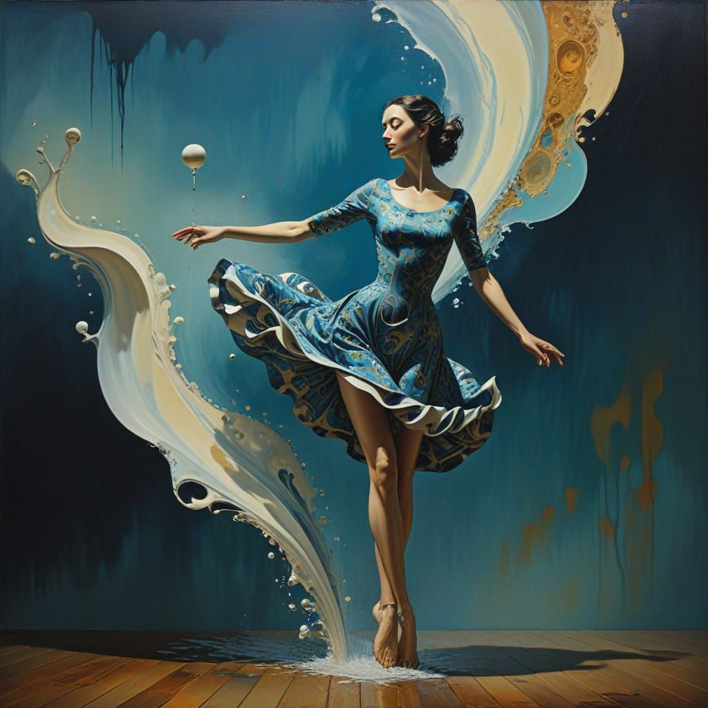 Ethereal Dali-Inspired Arabesque