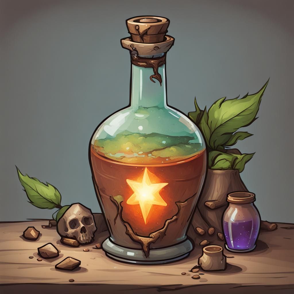 RPG Health Potion for Game Recovery