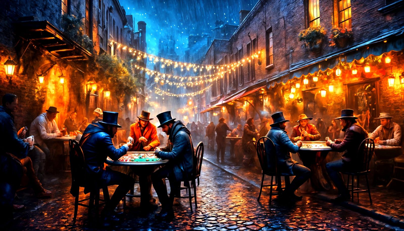 Rainy Night Poker Tournament in Colonial Alley