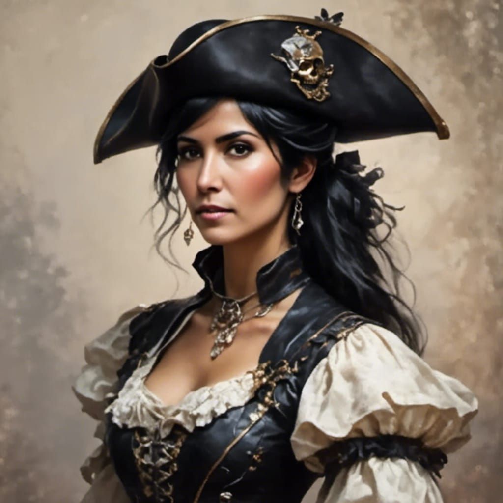 Pirate Character Full Body Portrait