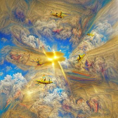 Angelic Renaissance: Heaven God in Holographic Light