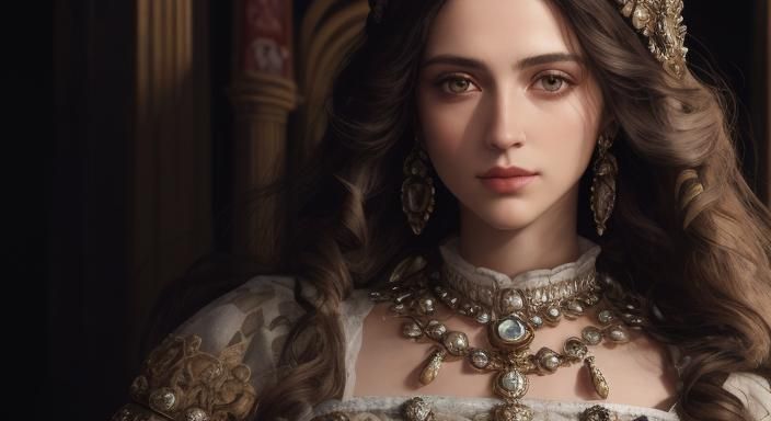 Hyperrealistic Portrait of Saint Agatha of Catania