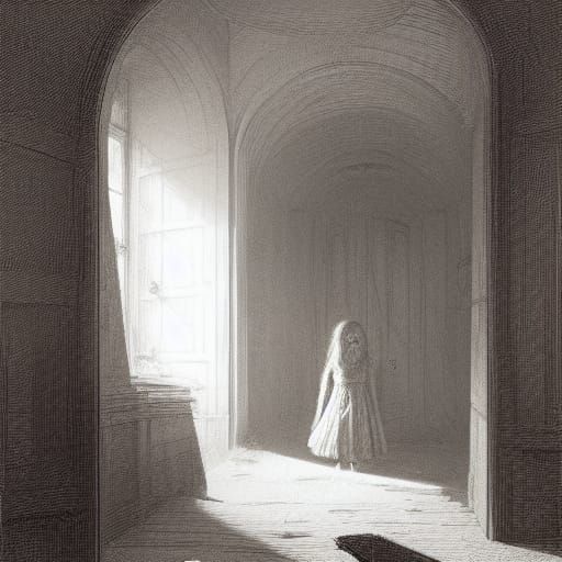 The Shining: A Gothic Horror Illustration