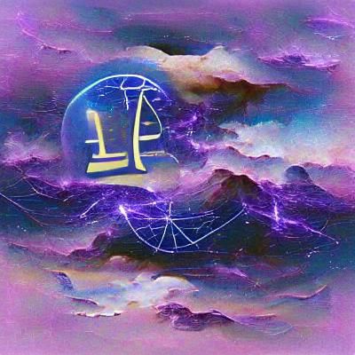 Minimalist Libra Scales Illustration