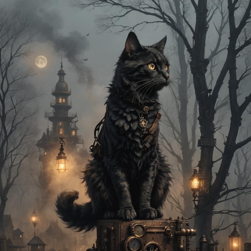 Steampunk Ink Drawing: A Vintage Mechanical Vision