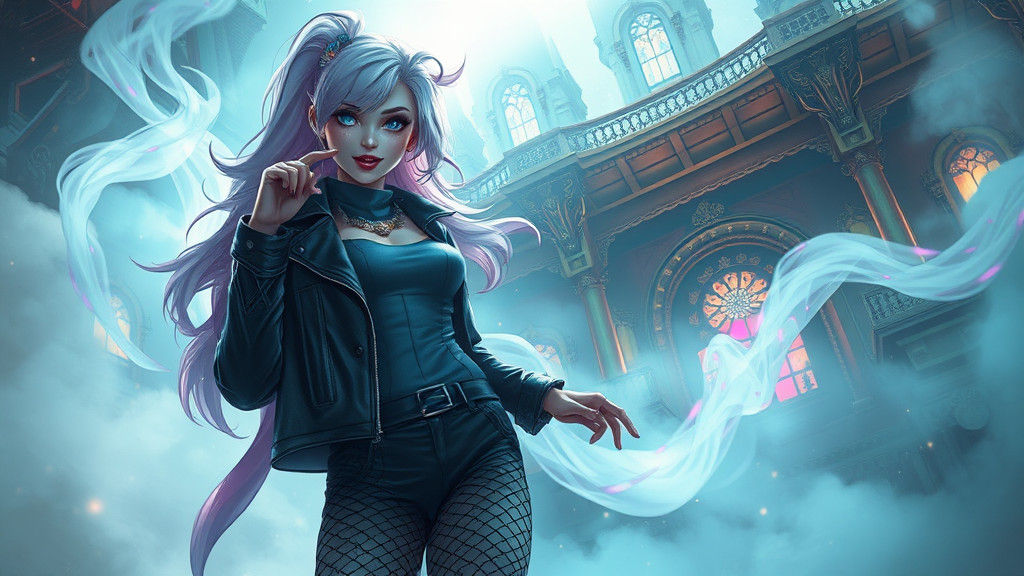 Ethereal Jinx in Mystical League of Legends Scene