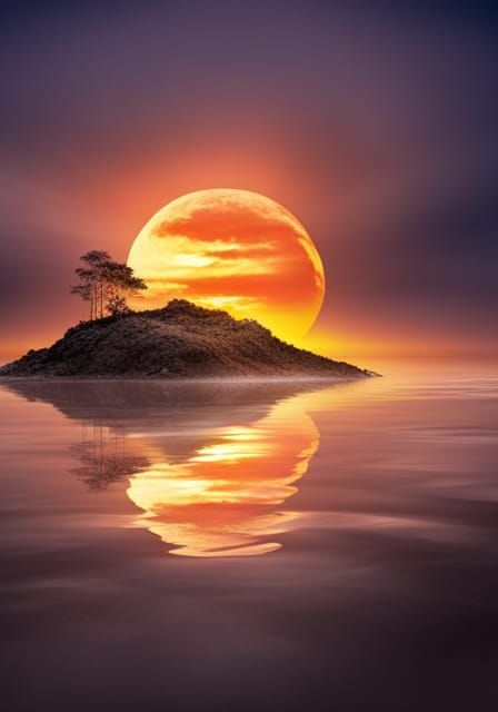 Water Sun: An AI Interpretation