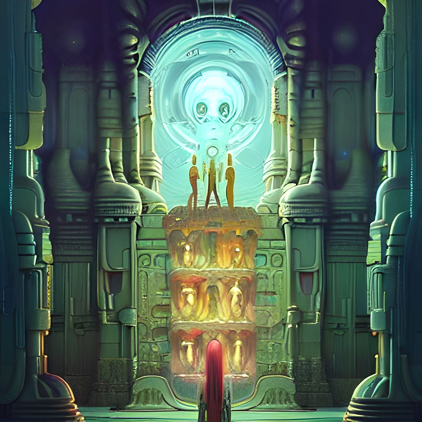 The Cosmic Federation High Counsel, High Overload presiding