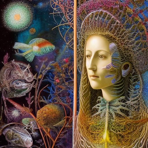 Melancholic Goodbye: A Mixed Media Exploration of Pain