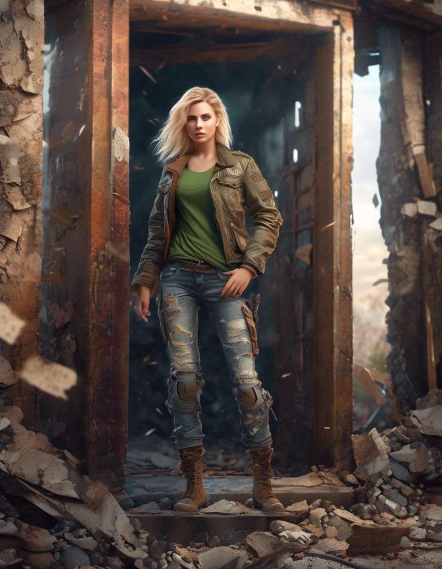 Vault Dweller Discovers Wasteland as Matte Painting