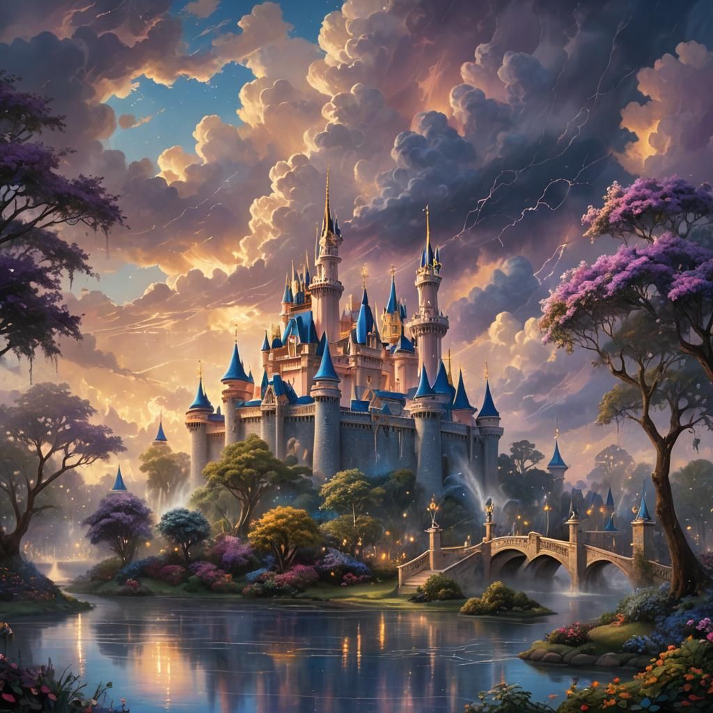 Ethereal Fantasy: Hurricane at Disney World