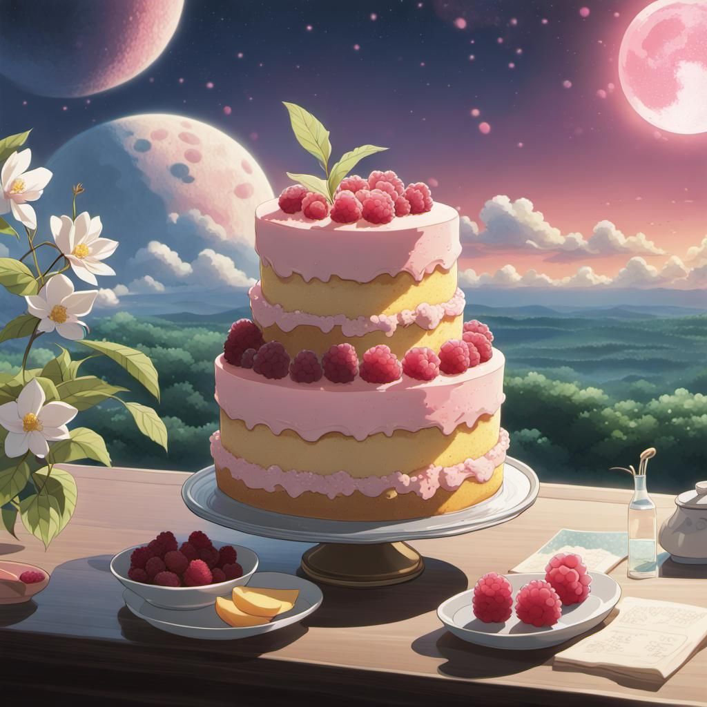 Studio Ghibli Moon Dust Cake Concept Art