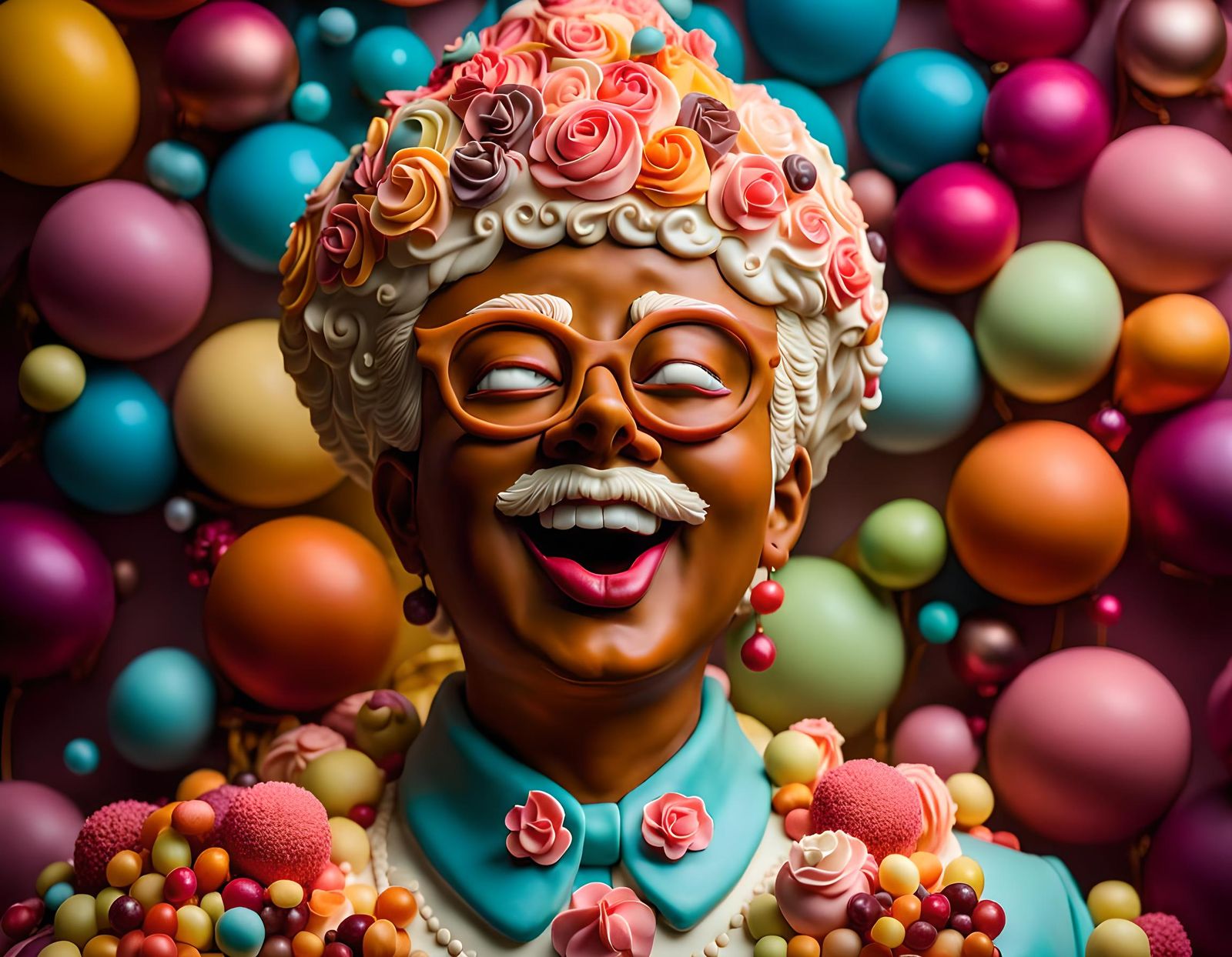 Cake Sculpture Inspired by Fleischer Animation