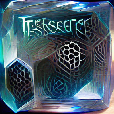 Abstract Tesseract Render