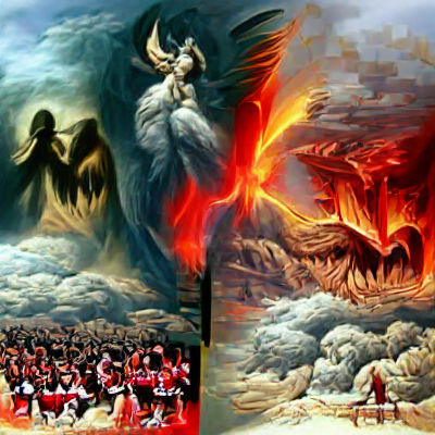 Heaven and Hell Clash in Epic Battle