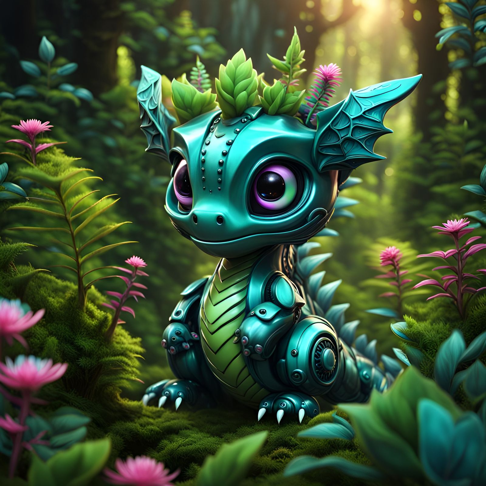 DC: Trying to hide from David Attenborough.