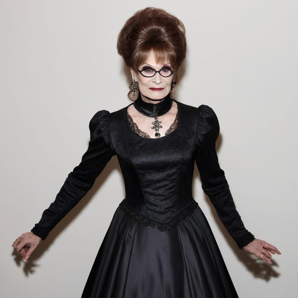 Elegant Brolita Cross Dresser in Victorian Era Attire