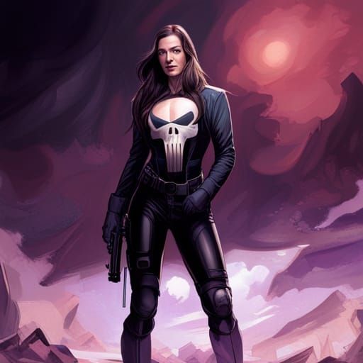 Liv Tyler as The Punisher Portrait