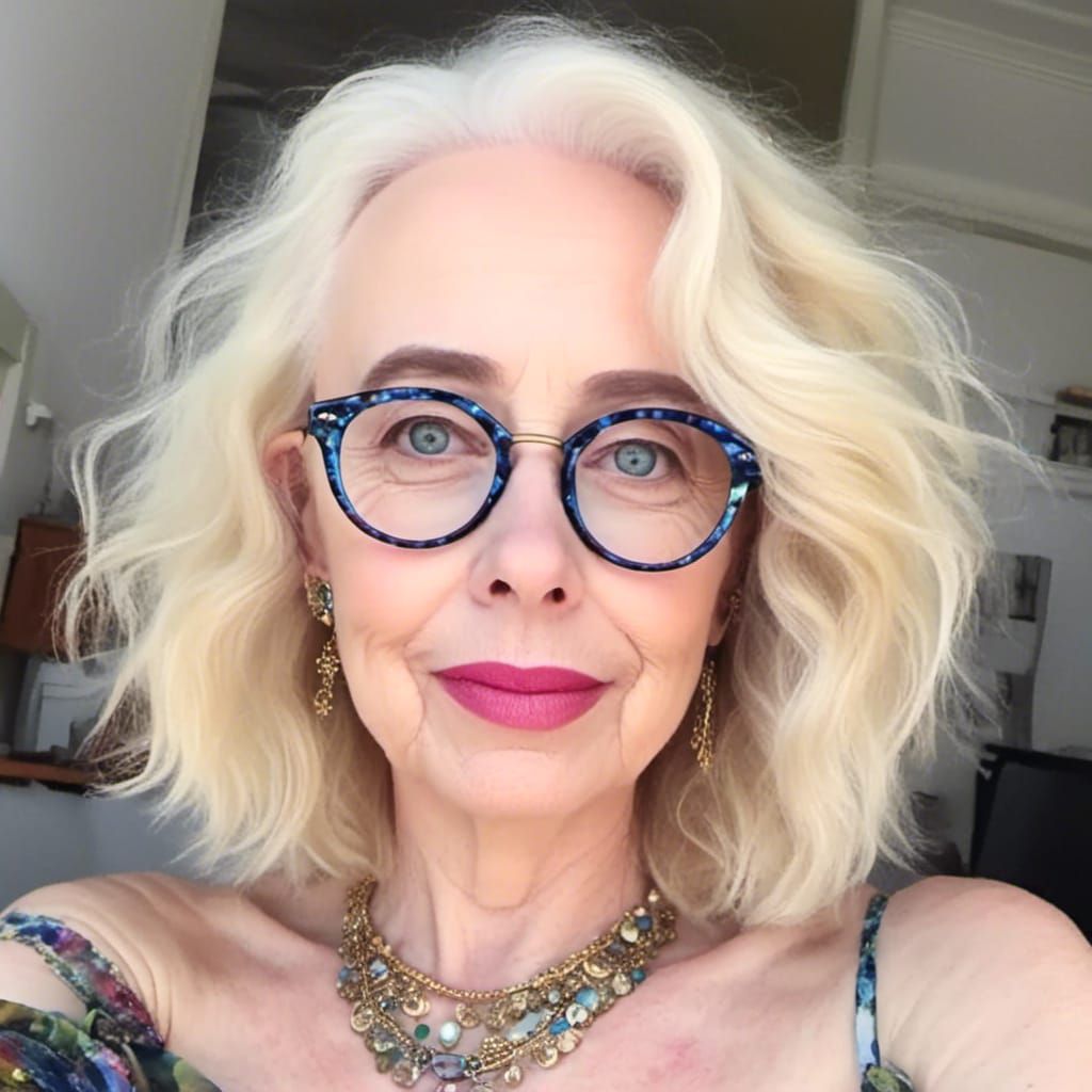 Trans Woman Portrait in Pin-Up Style