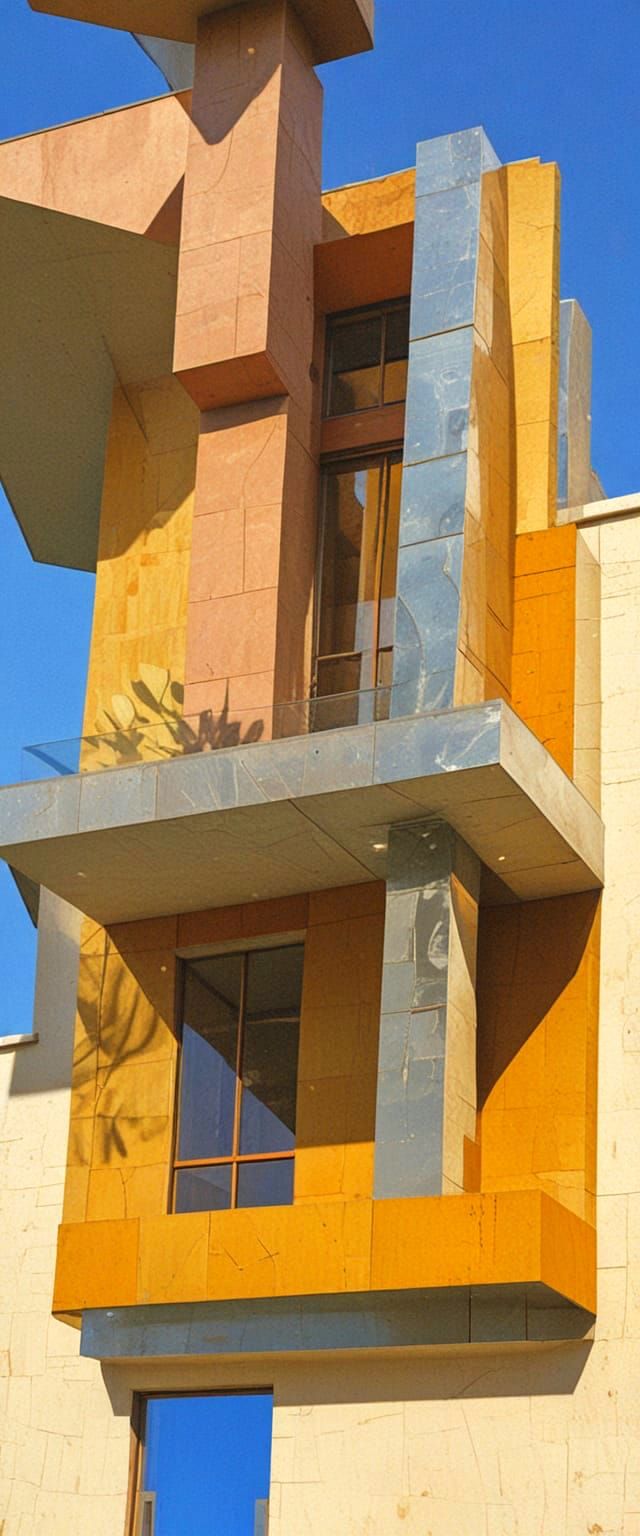 Wright Architecture with Klee Elements