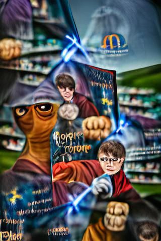 Merging of "Harry Potter and Sorcerer's Stone" and "Star Wars: A New Hope (1977)" 09
