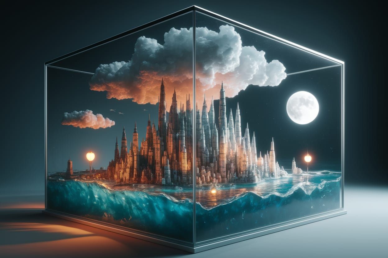 Miniature Concept Arcane Arcology Archipelago