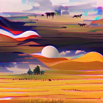 AI Generated Plains Landscape
