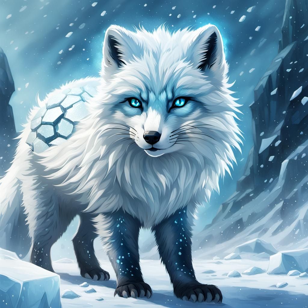 Arctic Fox Avenger in Blizzard