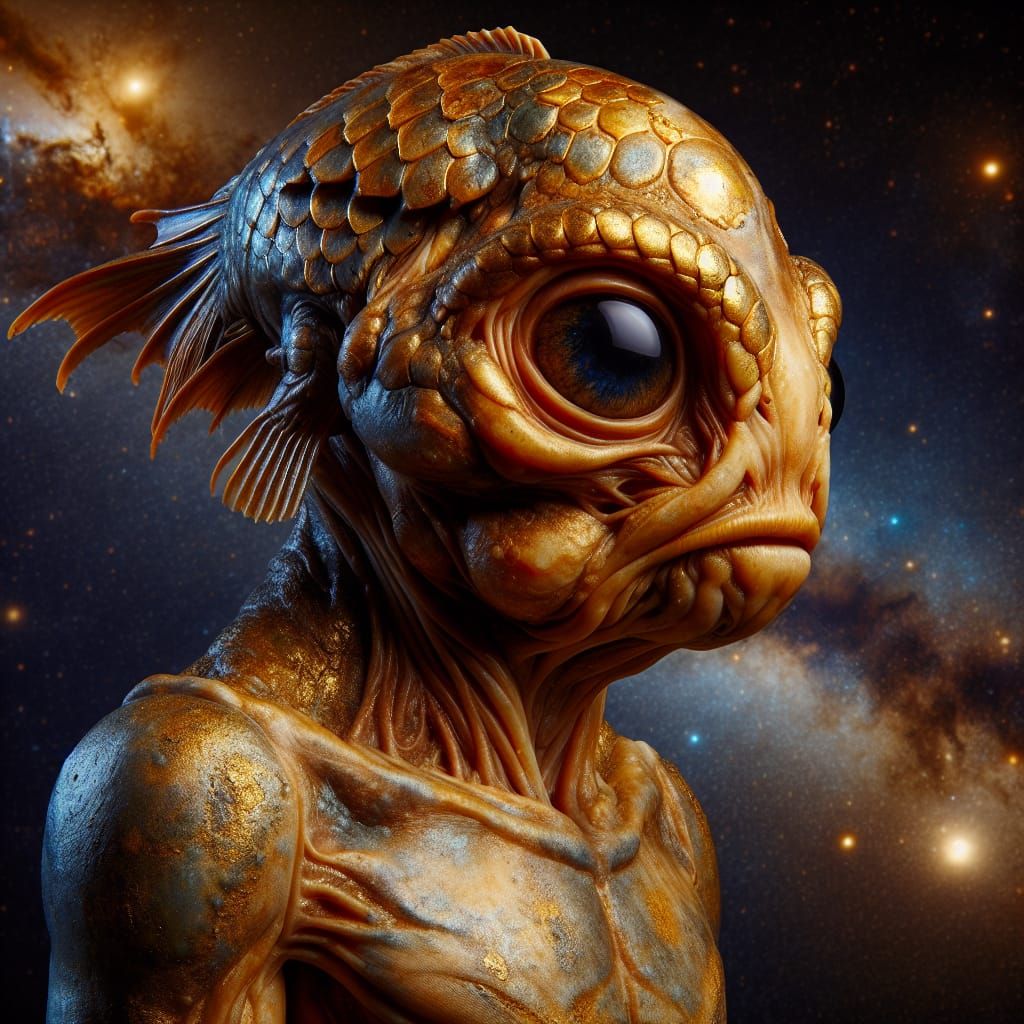 Goldfish Alien: A Captivating Extraterrestrial Entity
