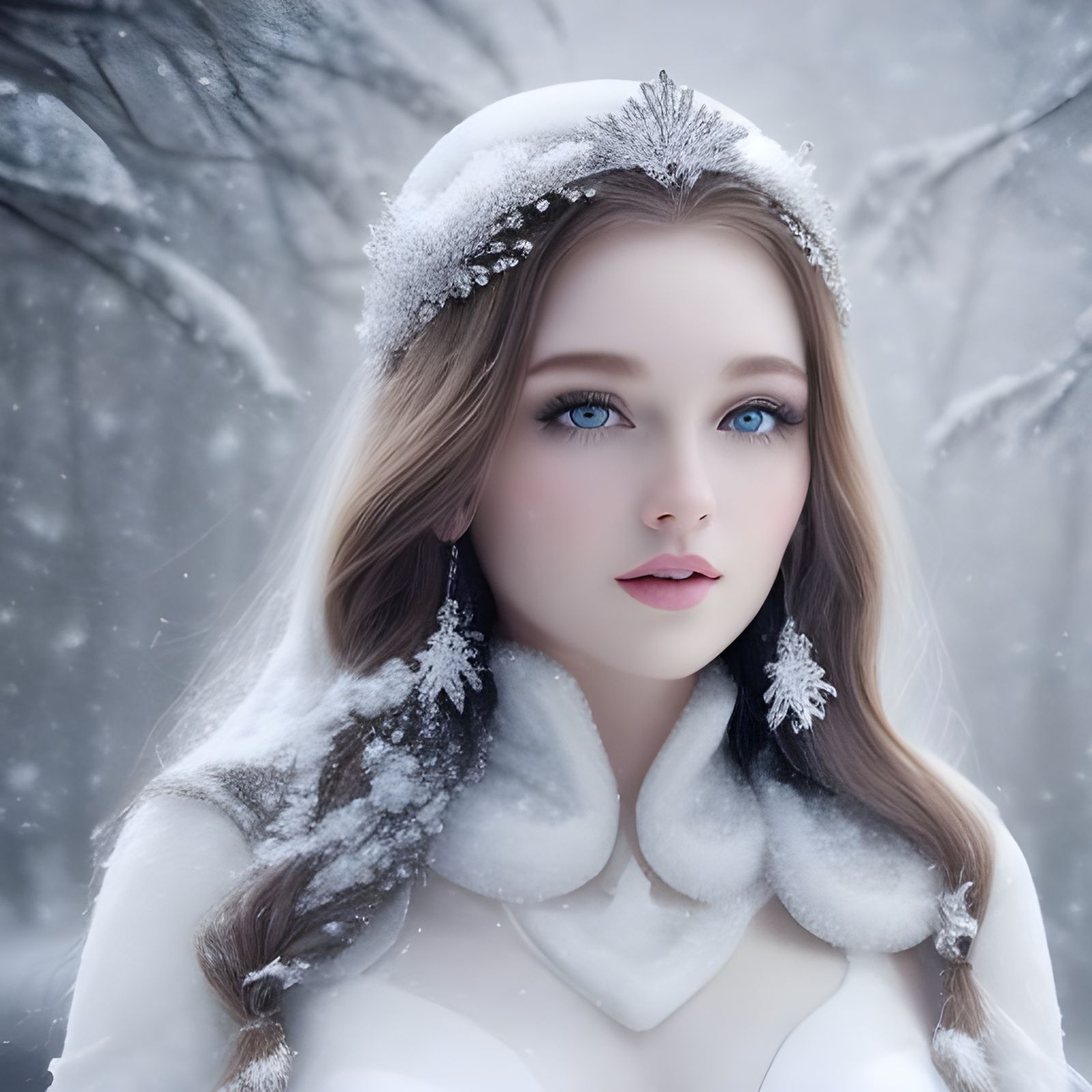 Ethereal Snow Goddess of Winter