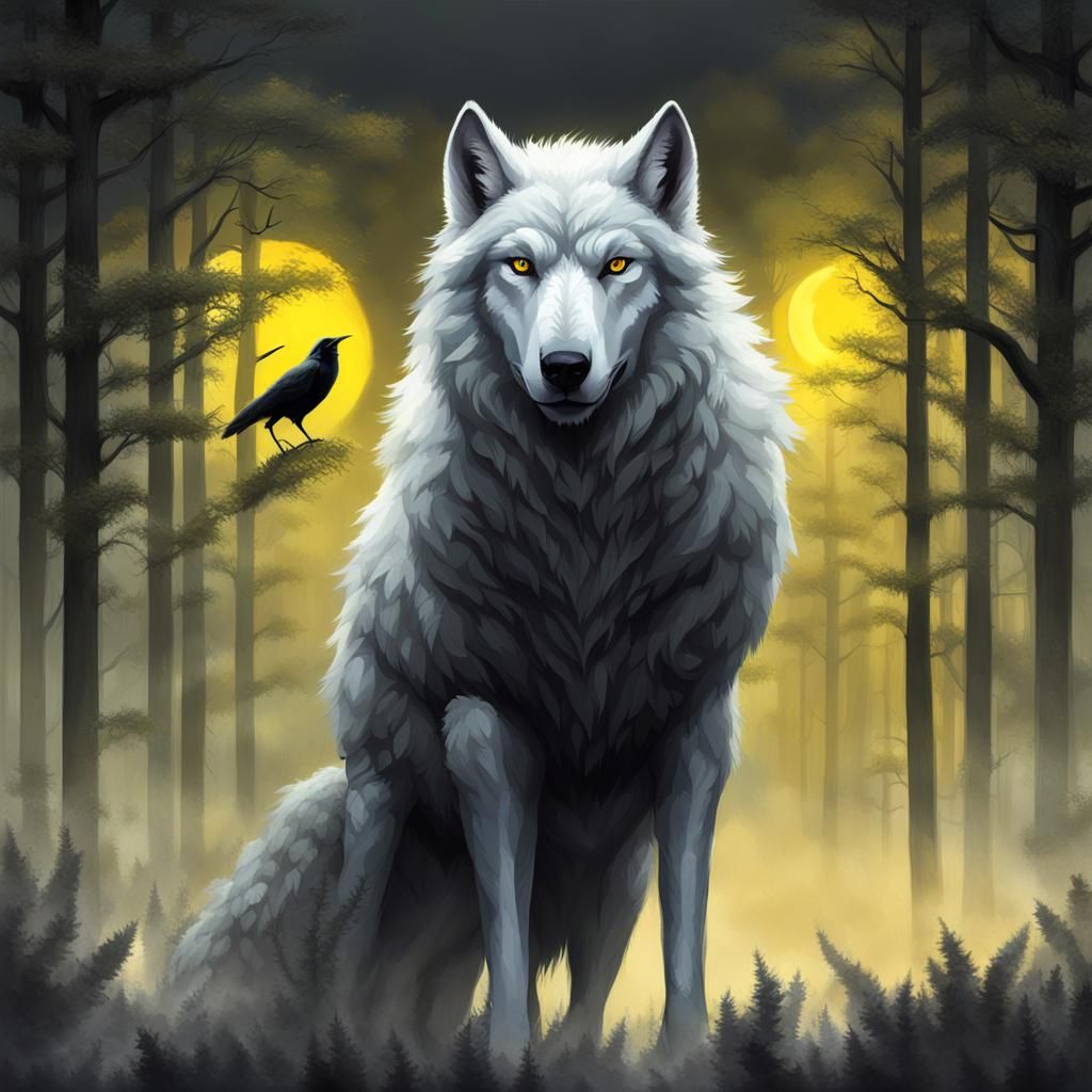 Wolf in Sheep's Clothing in Dark Fantasy Style