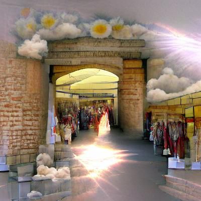 Roman Market Grand Entrance in Divine Light