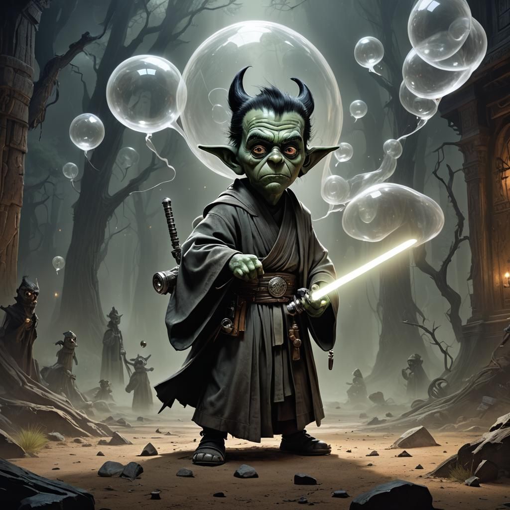 Herman Munster The Jedi
