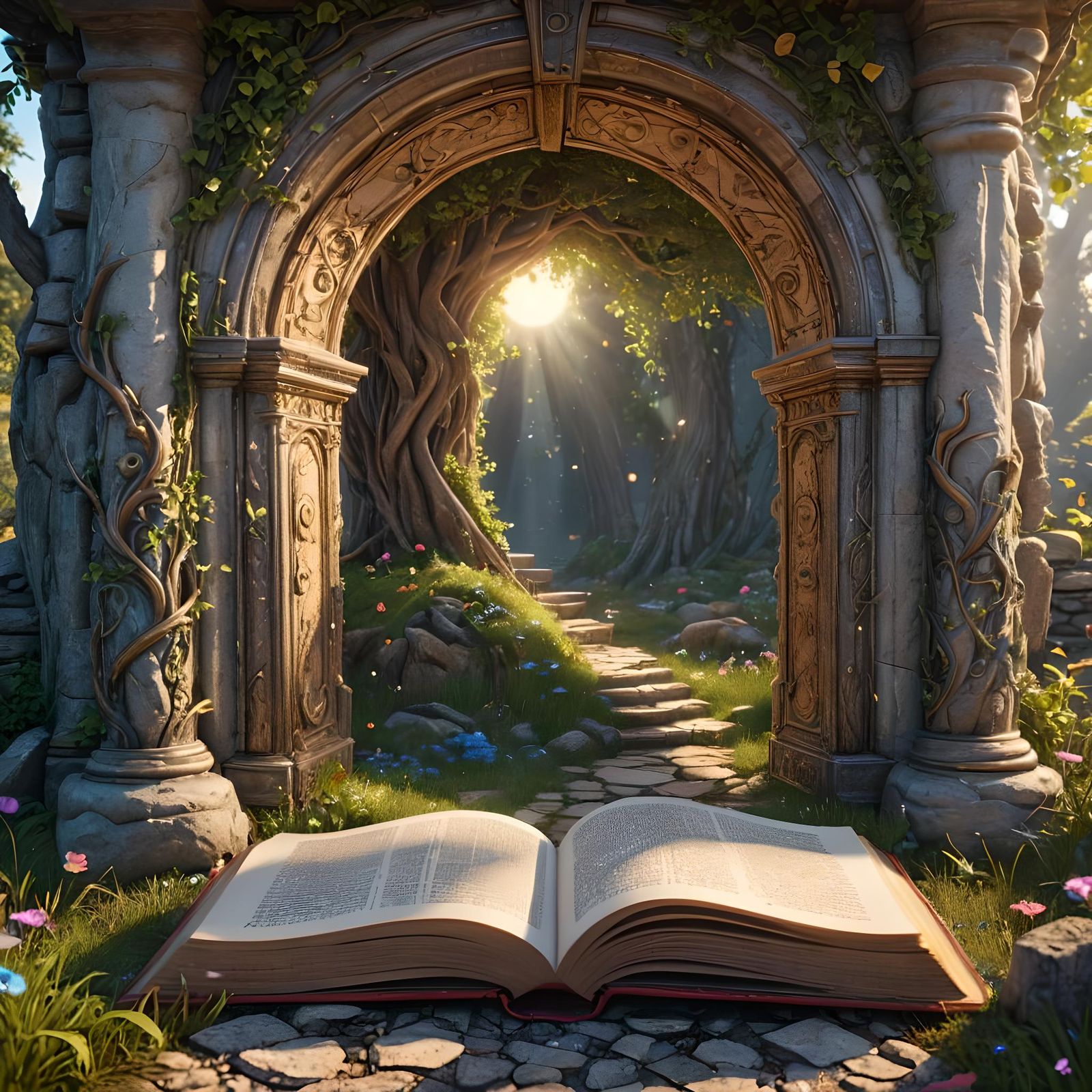 "Once Upon A Time, In A Land Far Far Away, a Magic Forest Gr...