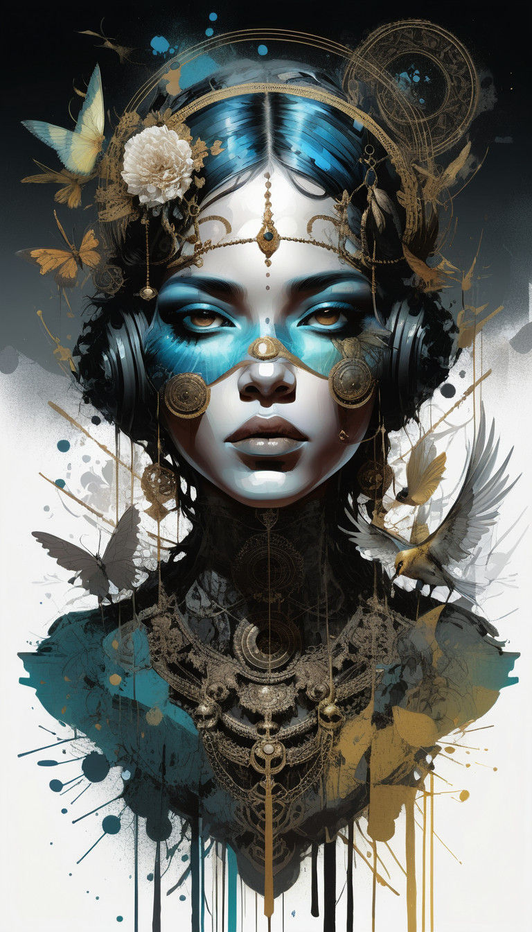 Surreal Dada Artwork in Dye-Transfer Masterpiece Style