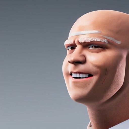 Photorealistic Mr. Clean Stock Photo