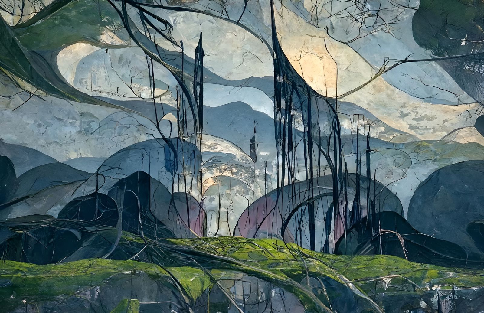 Surreal Landscape Art Inspired by Earle and Mackintosh